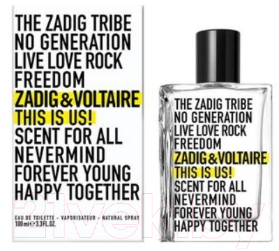 Туалетная вода Zadig & Voltaire This Is Us! (100мл)