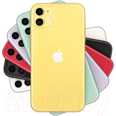 Смартфон Apple iPhone 11 128GB 2AMWM42 восстановленный Breezy Грейд A (желтый)