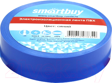 Набор изолент SmartBuy N-SBE-IT-15-20-db (синий,10шт)