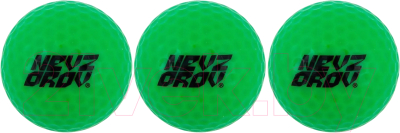 Набор мячей для гольфа Nevzorov Team / ND-4643-3 (3шт, зеленый)