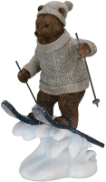 Статуэтка Fissman Медведь на лыжах 0222 - 