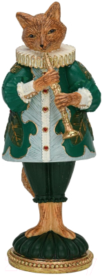 Статуэтка Fissman Лиса играет на кларнете 0236