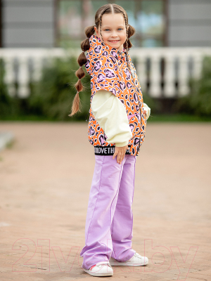 Куртка прогулочная детская Batik Кая / 528-23в-1 (р-р 98-56, лео оранж)