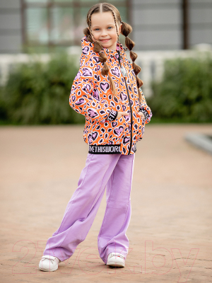 Куртка прогулочная детская Batik Кая / 528-23в-1 (р-р 98-56, лео оранж)