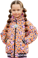 Куртка детская Batik Кая / 528-23в-2 (р-р 122-64, лео оранжевый) - 