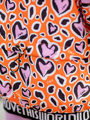 Куртка детская Batik Кая / 528-23в-2 (р-р 122-64, лео оранжевый)