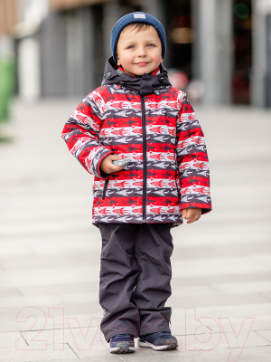 Комплект прогулочной детской одежды Batik Марсик 533-23в (р.80-48, ракеты/красный)
