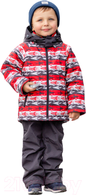 Комплект прогулочной детской одежды Batik Марсик 533-23в (р.98-56, ракеты/красный)