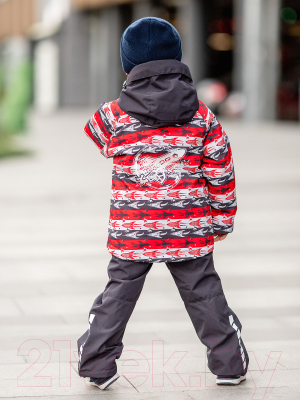 Комплект прогулочной детской одежды Batik Марсик 533-23в (р.104-56, ракеты/красный)
