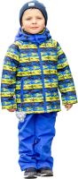 Комплект прогулочной детской одежды Batik Марсик 533-23в (р.104-56, ракеты/синий) - 