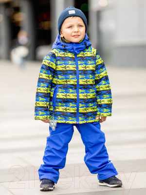 Комплект прогулочной детской одежды Batik Марсик 533-23в (р.104-56, ракеты/синий)