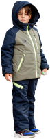 Комплект верхней детской одежды Batik Трой 534-23в-1 (р.110-60, хаки) - 