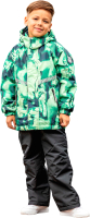 Комплект прогулочной детской одежды Batik Марко 535-23в-1 (р.98-56, зеленый светодиод) - 