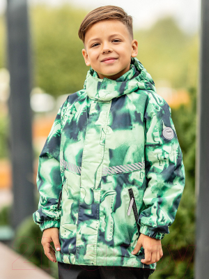 Комплект прогулочной детской одежды Batik Марко 535-23в-1 (р.98-56, зеленый светодиод)