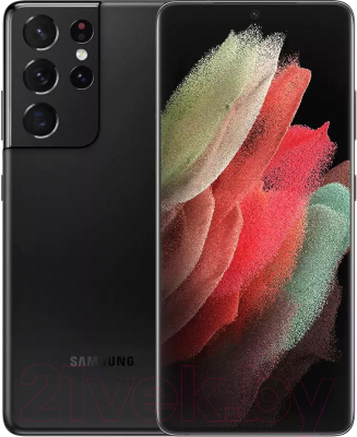 Смартфон Samsung Galaxy S21 Ultra 256GB / 2BSM-G998BZKGSEK восстановлен. Грейд B (черный)
