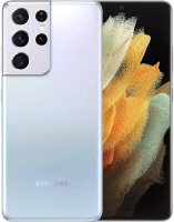 Смартфон Samsung Galaxy S21 Ultra 128GB / 2BSM-G998BZSDSEK восстановлен. Грейд B (серебристый) - 