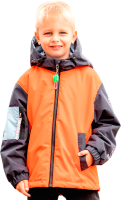 Куртка прогулочная детская Batik Вайбс / 538-23в-1 (р-р 104-56, яркий оранжевый) - 