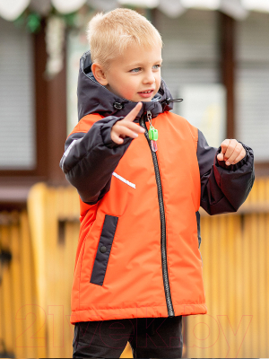 Куртка прогулочная детская Batik Вайбс / 538-23в-1 (р-р 92-52, яркий оранжевый)