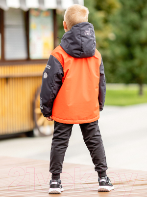 Куртка прогулочная детская Batik Вайбс / 538-23в-1 (р-р 98-56, яркий оранжевый)