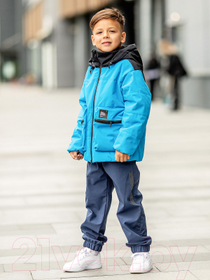 Куртка детская Batik Андреас / 540-23в-1 (р-р 128-64, небесно-голубой)