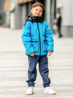 Куртка детская Batik Андреас / 540-23в-2 (р-р 140-72, небесно-голубой)