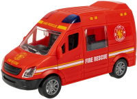 Автомобиль игрушечный Bondibon Микроавтобус пожарный / ВВ6180 - 