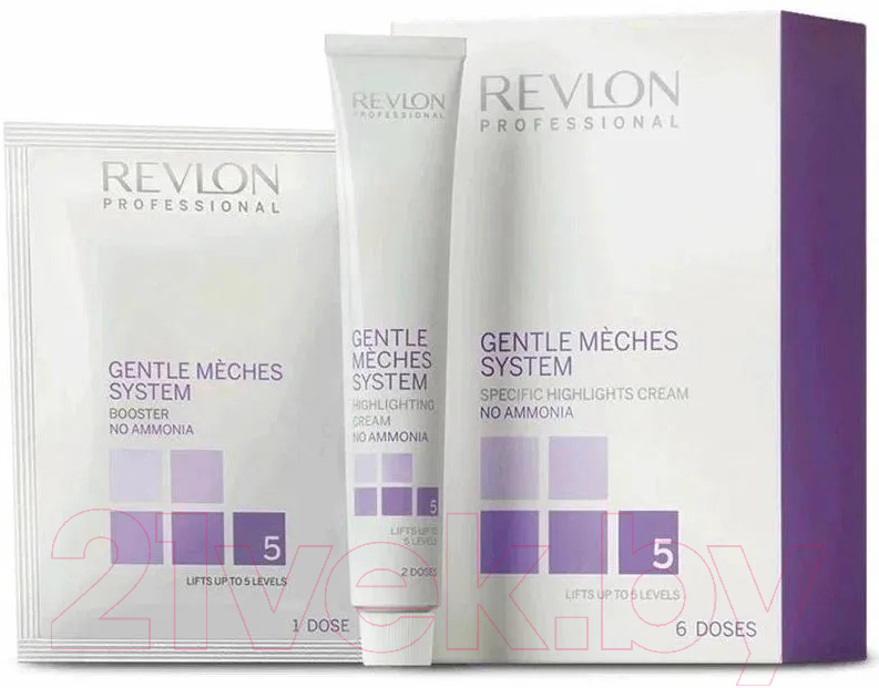Порошковая краска для волос Revlon Professional Gentle Meches System+Крем