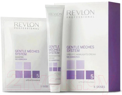 Порошковая краска для волос Revlon Professional Gentle Meches System+Крем (50г+60мл)