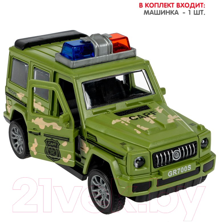 Автомобиль игрушечный Bondibon Джип с мигалкой / ВВ6174 — фото 12