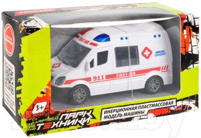Автомобиль игрушечный Bondibon Микроавтобус скорой помощи / ВВ6178