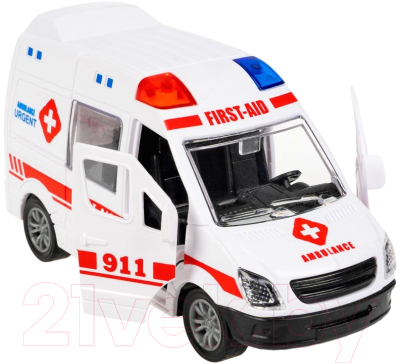 Автомобиль игрушечный Bondibon Микроавтобус скорой помощи / ВВ6178