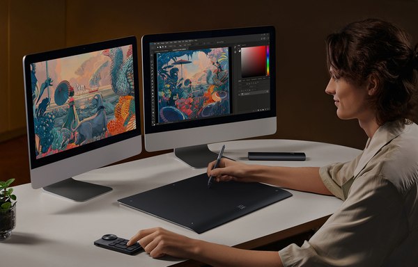 Графический планшет XP-Pen Deco Pro LW 2е поколение + пульт управления