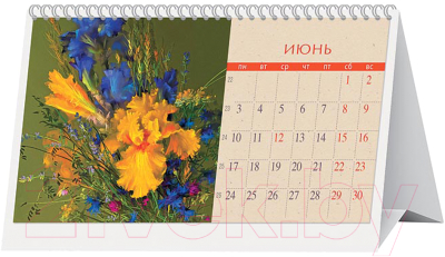 Календарь настольный Арт и Дизайн Язык цветов 2024г / 0616.241