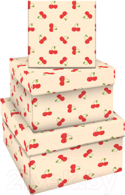 Набор коробок подарочных Meshu Вишенки / MS_53735