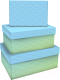 Набор коробок подарочных Meshu Green-Blue Gradient / MS_53761 - 