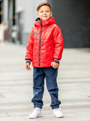 Куртка детская Batik Лука / 541-23в-1 (р-р 134-68, красно-синий)