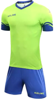 Футбольная форма Kelme Short Sleeve Football Set Kids / 873001-915 (р.130, салатовый/зеленый) - 