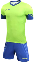 Футбольная форма Kelme Short Sleeve Football Set Kids / 873001-915 (р.150, салатовый/зеленый) - 