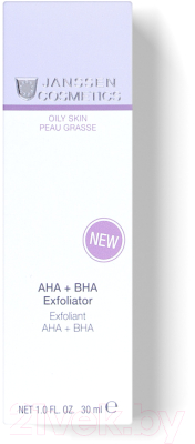 Пилинг для лица Janssen Oily Skin AHA + BHA Exfoliator Для кожи склонной к акне (30мл)
