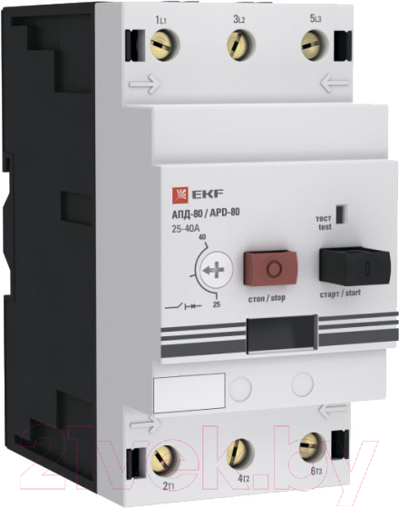 Автоматический выключатель пуска двигателя EKF PROxima apd3-25-40