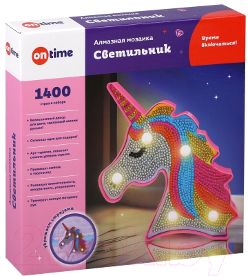 Изображение товара Набор алмазной вышивки On Time Единорог / 45142