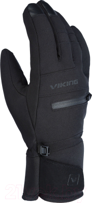 Перчатки лыжные VikinG SML Kuruk 2.0 / 110/25/1295-0900 (р. 8, черный)