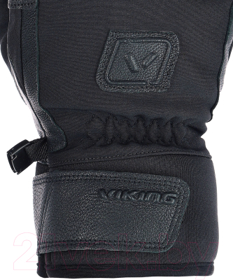 Перчатки лыжные VikinG SML Knox / 140/25/8255-0900 (р.8, черный)