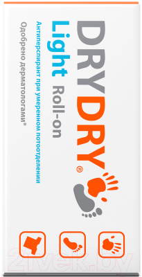 Антиперспирант шариковый Dry Dry Эффективное средство от потоотделения (50мл)