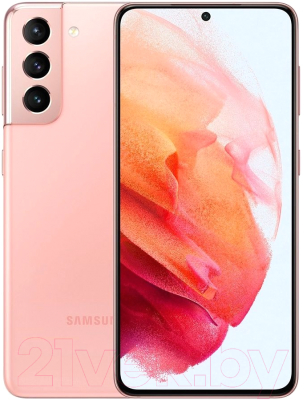 Смартфон Samsung Galaxy S21 8GB/256GB / 2BSM-G991BZIGSEK восстан. Breezy Грейд B (розовый)