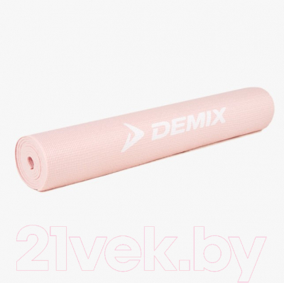 Коврик для йоги и фитнеса Demix 124252-1K / CR7F4IIIDB (светло-розовый)