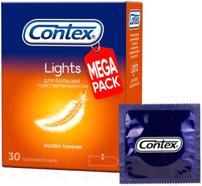 Презервативы Contex Lights №30 особо тонкие