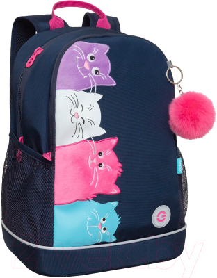 Школьный рюкзак Grizzly RG-463-6 (синий)