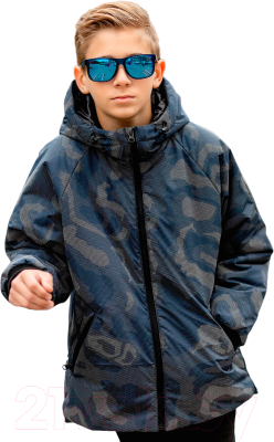 Куртка детская Batik Харли 542-23в-2 (р-р 146-76, милитари синий)