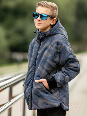 Куртка детская Batik Харли 542-23в-2 (р-р 146-76, милитари синий)